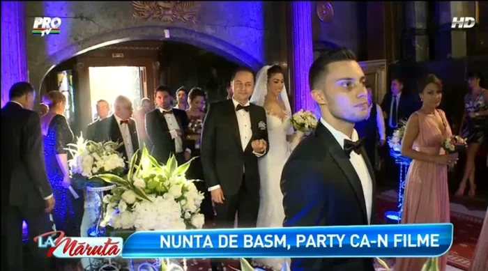 Biserica a fost decorată pentru acest eveniment