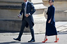 David și Victoria Beckham la nunta Ducilor de Sussex, Profimedia jpg