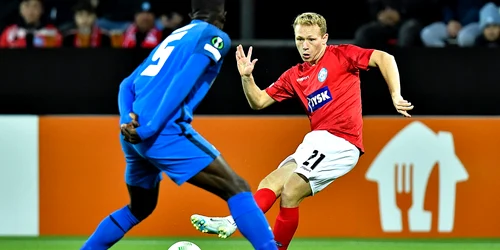 Silkeborg - FCSB, UEFA Conference League / FOTO EPA-EFE