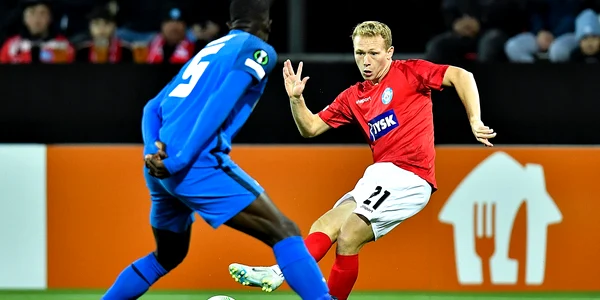 Silkeborg - FCSB, UEFA Conference League / FOTO EPA-EFE