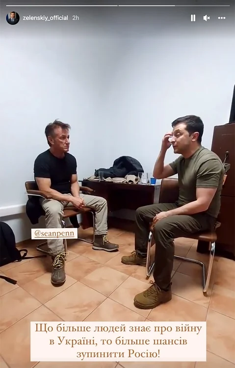 S-a întâlnit cu Volodimir Zelenski în ziua atacului asupra Kievului - foto Instagram