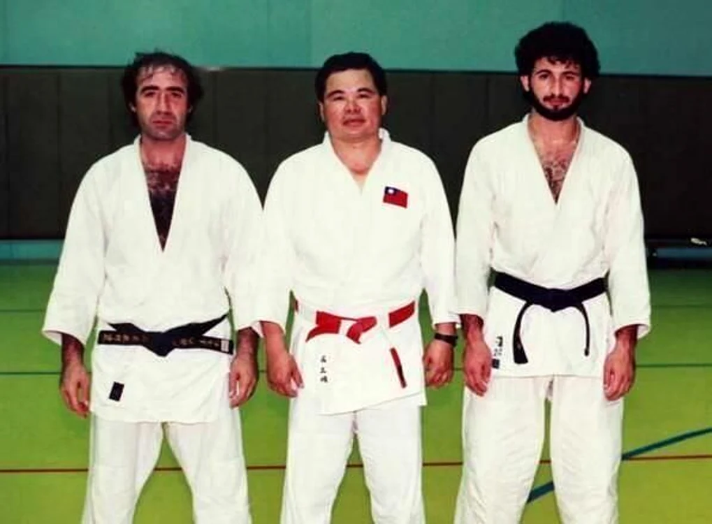 Osama Bin Laden după un antrenament de judo