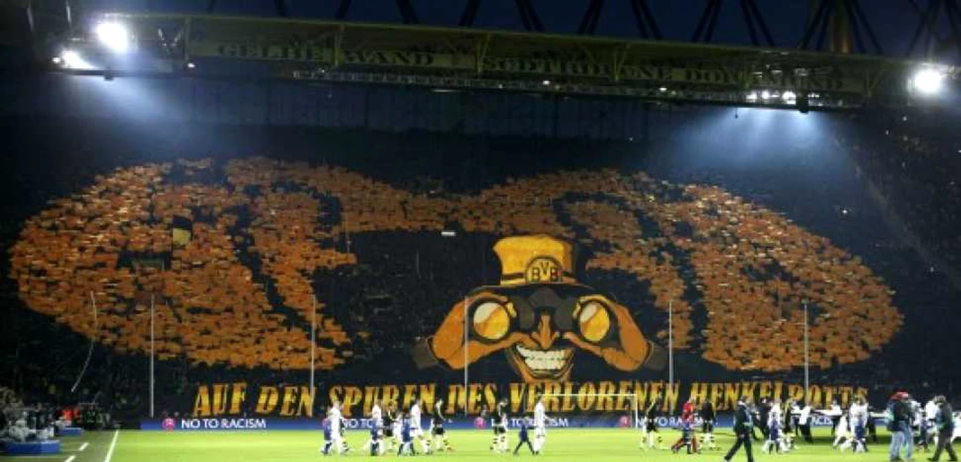 Fanii lui Dortmund au făcut show