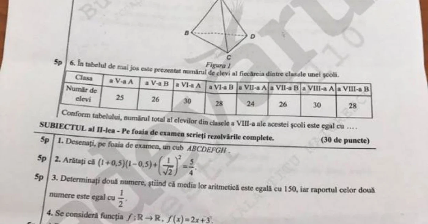 subiecte metematica 