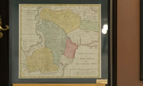 Ambasadorul Republicii Moldova a prezentat marți harta Moldovei și Basarabiei de la 1769 la Muzeul Național al Hărții și Cărților Vechi jpeg