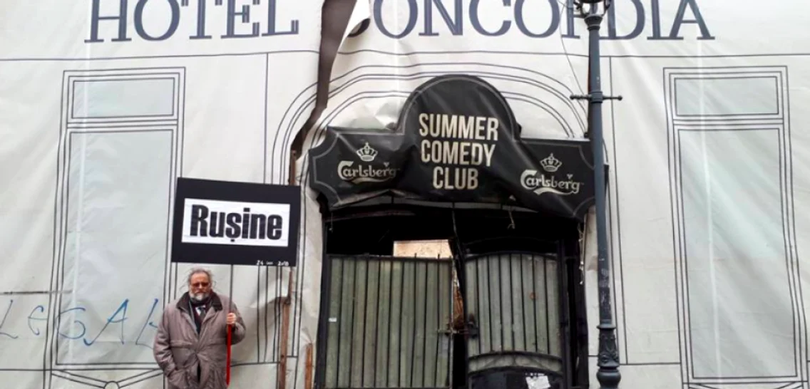 Hotelul Concordia din Bucureşti - clădirea unde s-a semnat Unirea de la 24 Ianuarie 1859 Sursa Facebook Şerban Sturdza