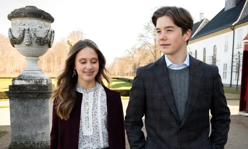 Prințul Vincent și Prințesa Josephine, cu bunica, Regina Margareta a Danemarcei, Foto Casa Regală (1) jpg