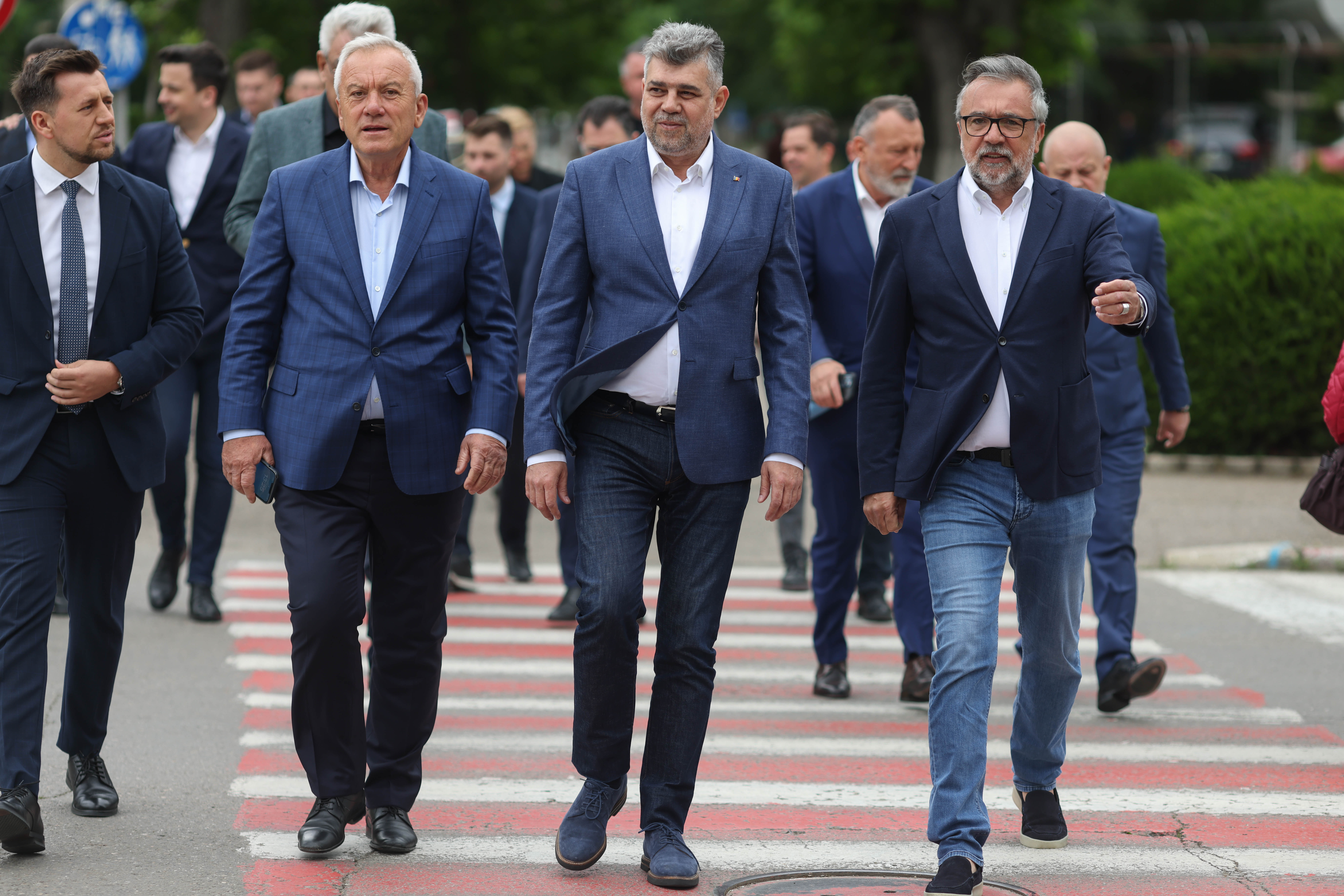 Constantin Toma alături de Marcel Ciolacu la Buzău FOTO Inquam / George Călin 