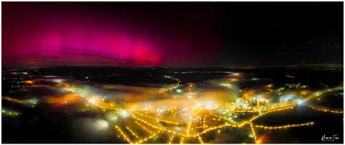 Aurora Boreală în România  Foto Marius Turc (3) jpg