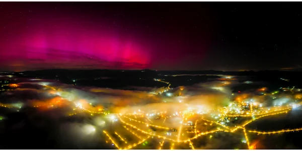 Aurora Boreală în România  Foto Marius Turc (3) jpg