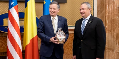 Nicolae Ciuca si Steva Daines FOTO Guvernul Romaniei