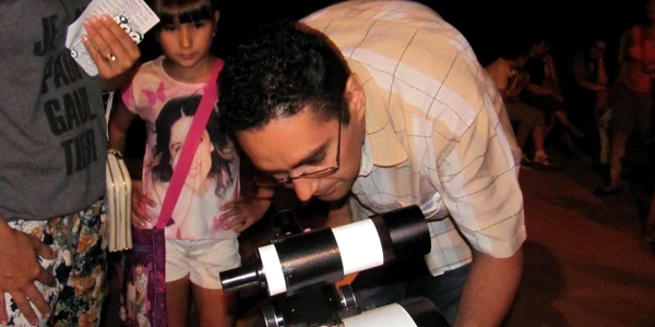 telescop in strada 