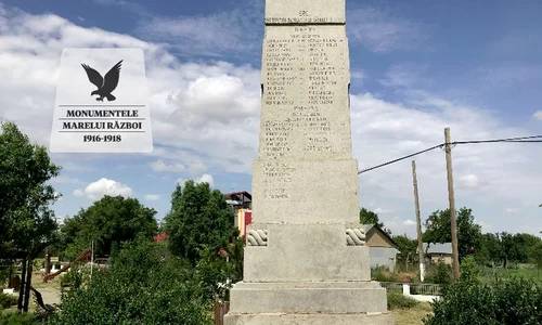 «Monumentele Marelui Război»: Monumentul eroilor din satul Marsilieni, județul Ialomița / FOTO jpeg