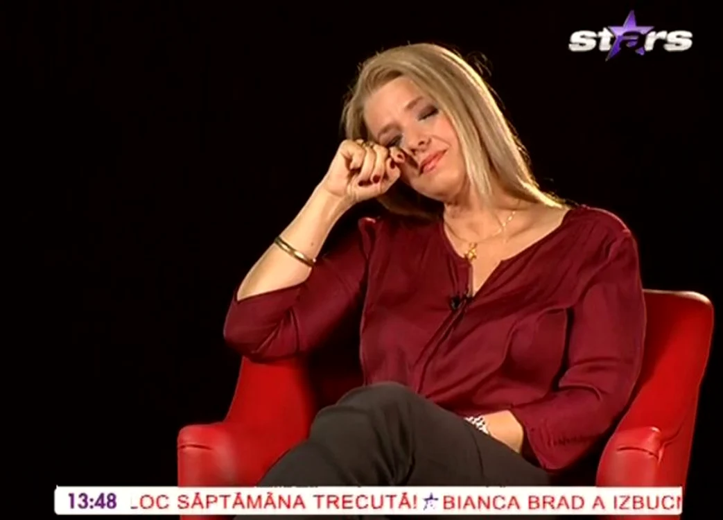 Bianca Brad a plâns la o emisiune tv