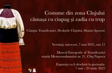 Expoziție de costume populare din zona Clujului, la Muzeul Etnografic al Transilvaniei