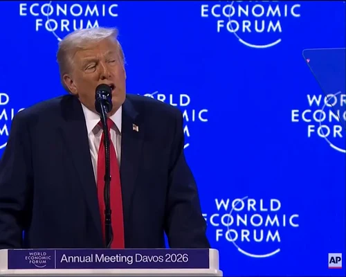 Donald Trump la Davos captura video jpg