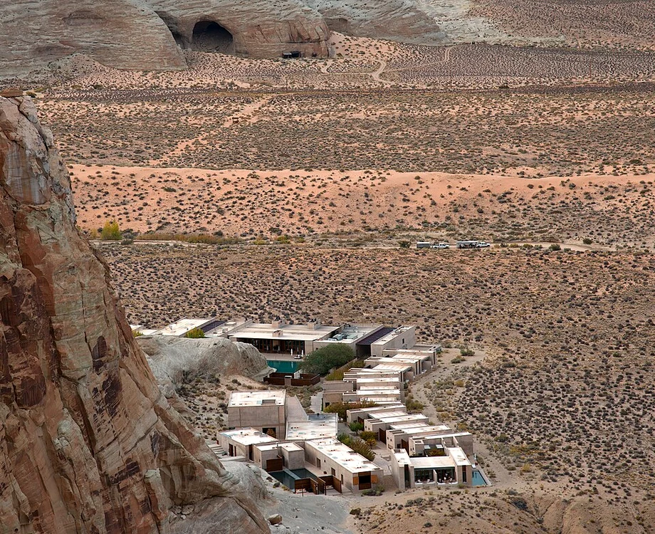 Hotelul Amangiri din Utah. 