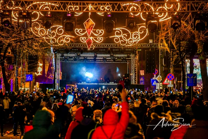 Feerie la Constanţa în noaptea de Anul Nou FOTO ADRIAN SIEA