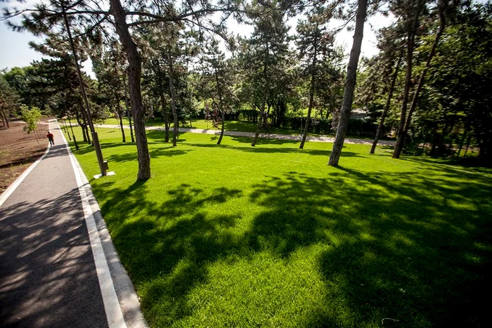 Parcul a fast modernizat și este o oază de verdeațăfoto: arhiva personală