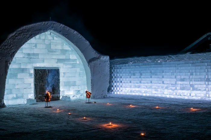 Intrarea în Icehotel34 FOTO Monica Popescu/Icehotel