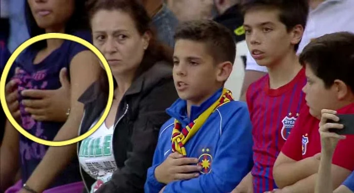 Tânărul a ţinut mâna pe inima iubitei saleFoto Youtube