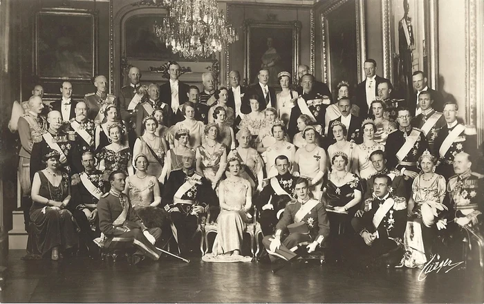 Nunta Prințului Frederik al Danemarcei cu Prințesa Ingrid a Suediei (24 mai 1935).