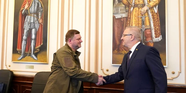 Vasile Dincu si Oleksandr Korniyenko FOTO Facebook/ Dincu