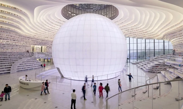 China a inaugurat una dintre cele mai futuriste biblioteci din lume / VIDEO jpeg