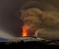 Vulcanul Etna a oferit un spectacol fascinant