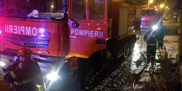 Incendiu Tulcea FOTO ISU Tulcea