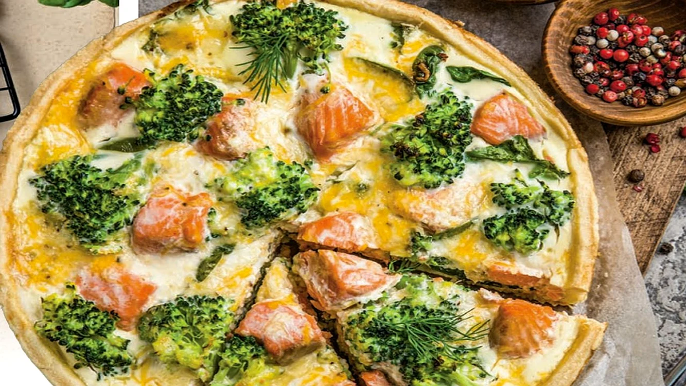 quiche de broccoli cu somon jpg