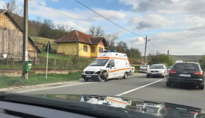 Bărbatul a adormit la volan FOTO Facebook.com/Info Trafic jud. Sălaj