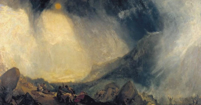 pictura de iarna jmw Turner