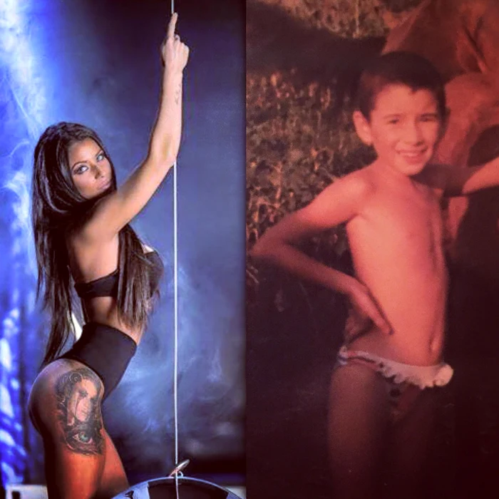 Fanii susțin că Roxana Vancea arăta ca un băiețel atunci când era mică