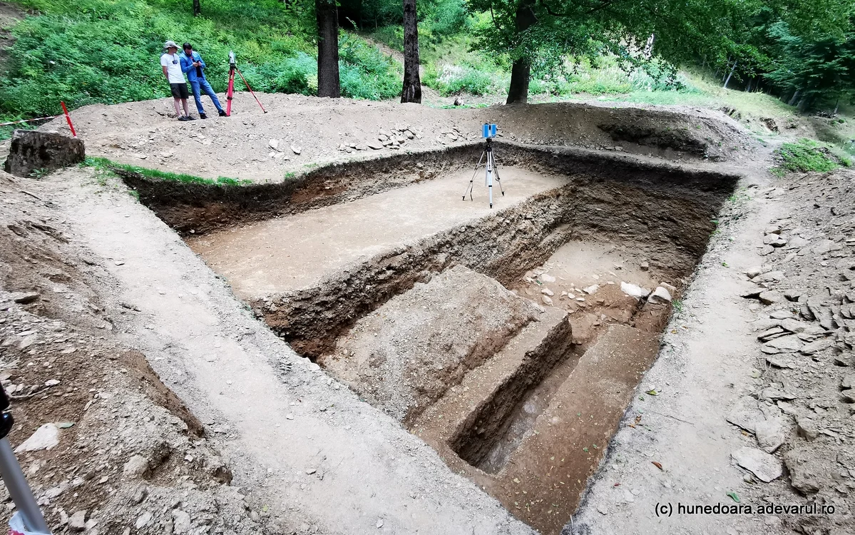 Șantier arheologic la Sarmizegetusa Regia. Foto: Daniel Guță