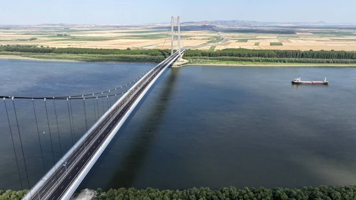 Podul peste Dunăre. Foto: CNAIR.