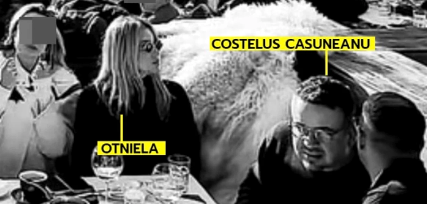 Otniela Sandu, la munte cu Costeluș Cășuneanu foto: cancan.ro
