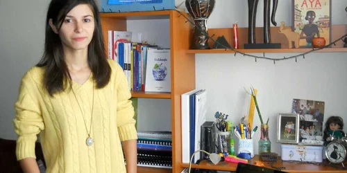 Sonia Bercuci are, în camera sa din Cluj, un colţ din Africa. 