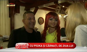 Din fericire, Costin Mărculescu a avut o aproape pe iubita lui, cu ocazia zilei sale de naştere (captură: Acasă TV) jpeg