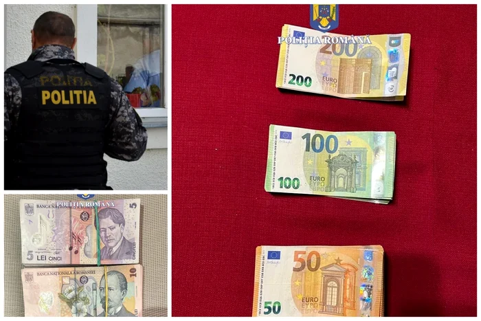 Poliţiştii au ridicat sume mari de bani. FOTO Poliţia Bihor