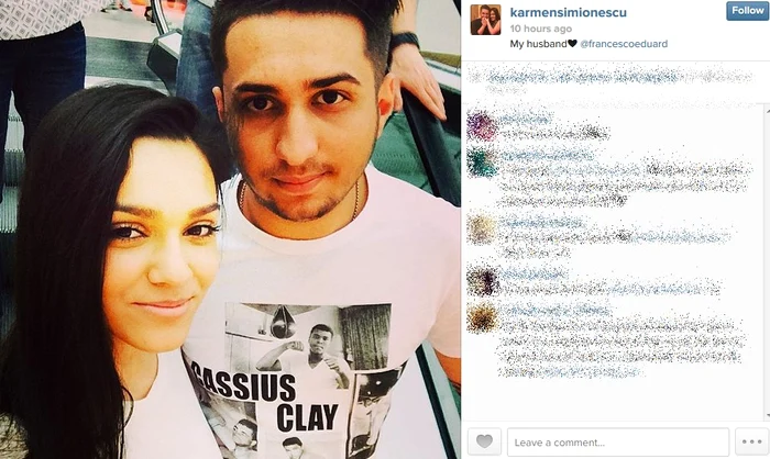 Carmen şi-a găsit liniştea în braţele lui Franco