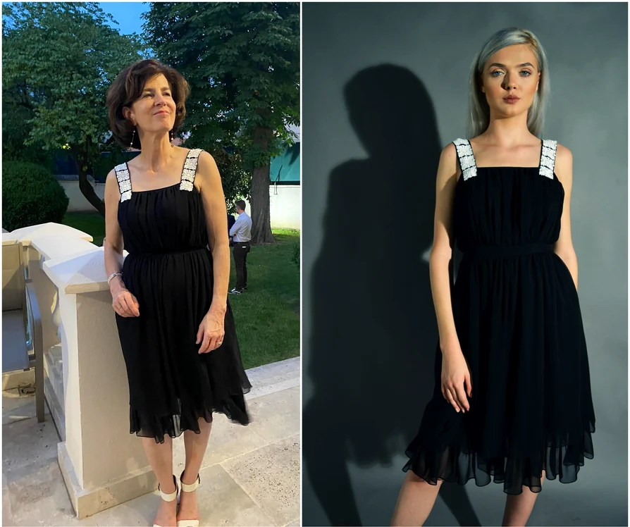 Laurence Auer rochie neagra Claudia Castrase (1) jpg