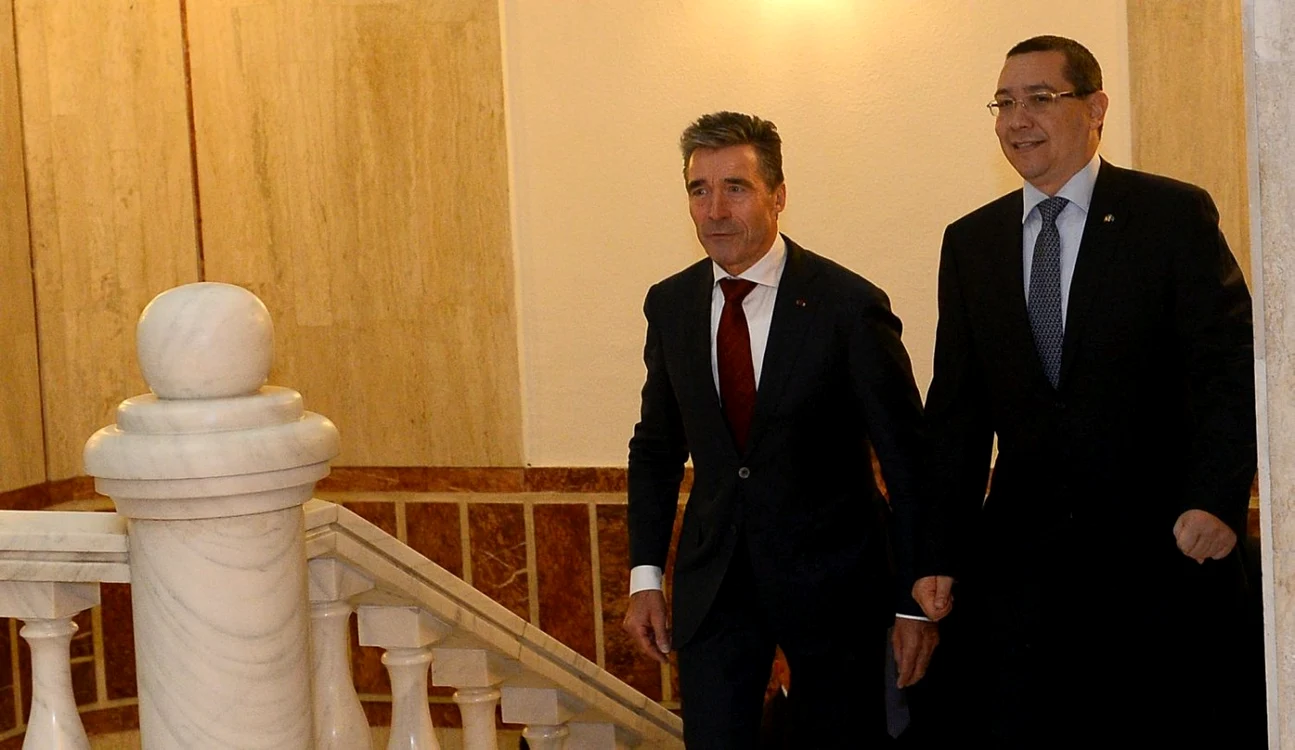 Anders Fogh Rasmussen s-a întâlnit cu premierul Ponta FOTO gov.ro