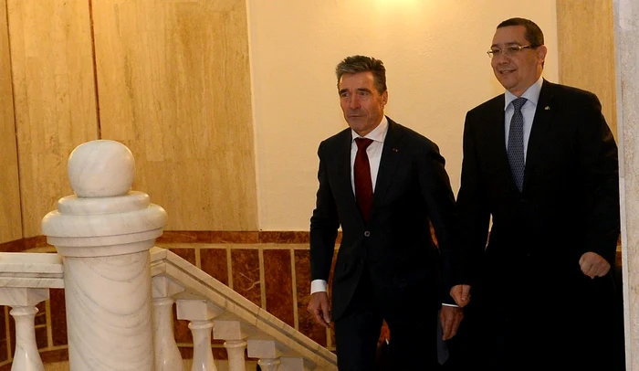 Anders Fogh Rasmussen s-a întâlnit cu premierul Ponta FOTO gov.ro
