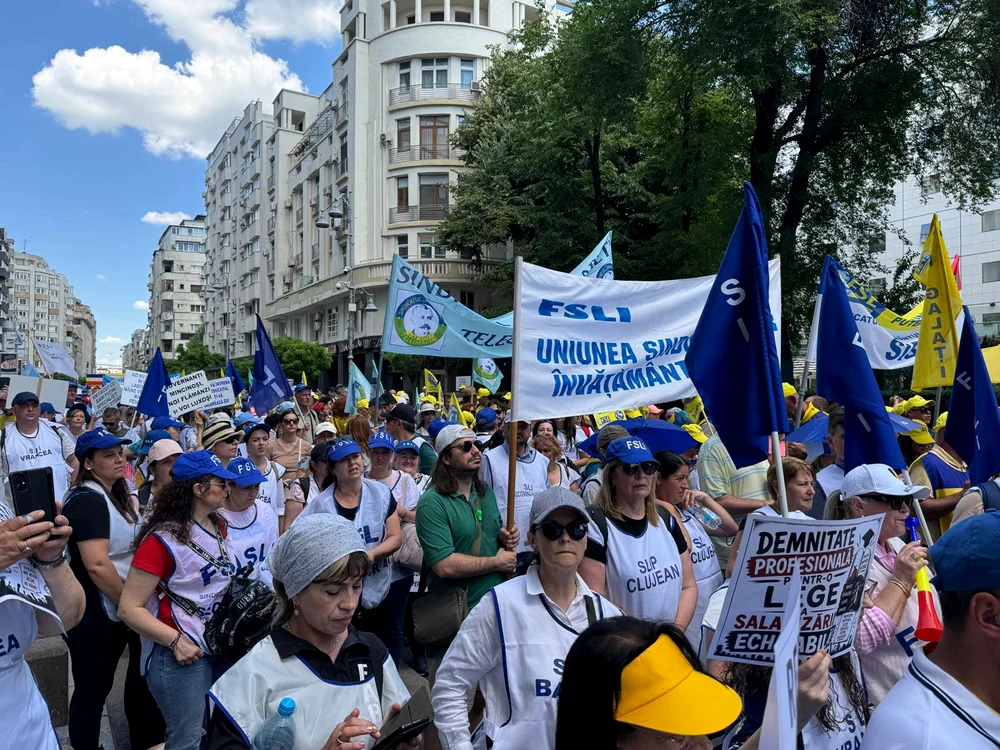 Sindicatele vor retragerea Legii salarizării 