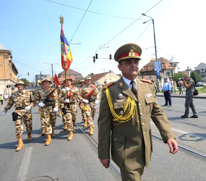 Generalul în rezervă Cristian Dinulică, fost comandant al Brigăzii 18
Cercetare – Supraveghere „Decebal” FOTO Cosntantin Duma