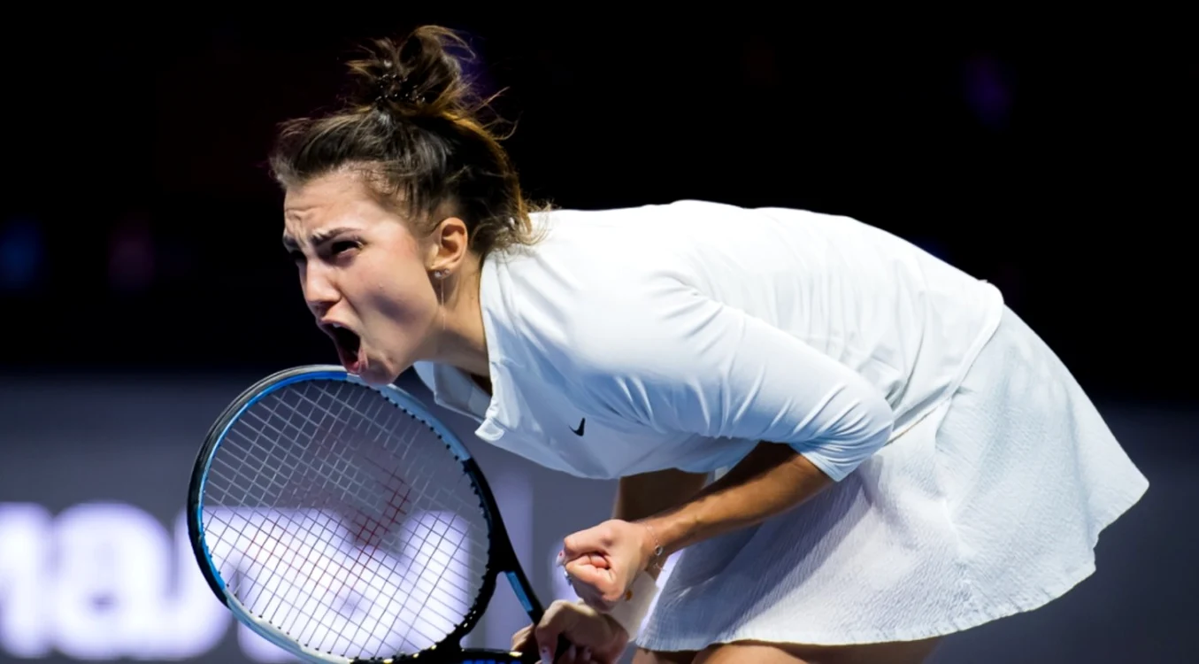 Jaqueline Cristian, a patra româncă pe iarba londoneză. Foto Getty images 