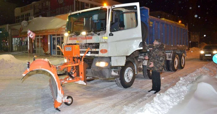 Utilajele sunt pregătite pentru deszăpezire FOTO Arhivă