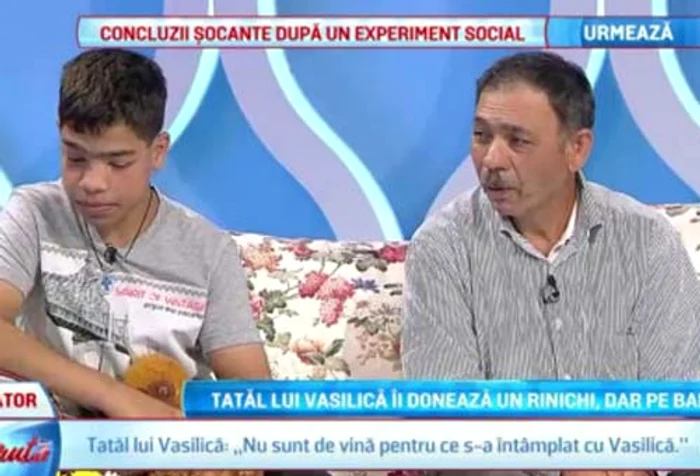 Vasilică are nevoie de un rinichi, dar tatăl lui refuză îl dea