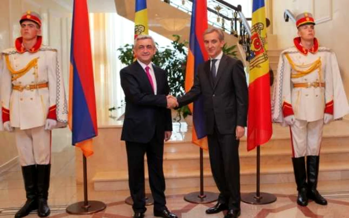 Premierul iurie Leancă s-a întâlnit astăzi cu preşedintele armean Serzh Sargsyan FOTO gov.md